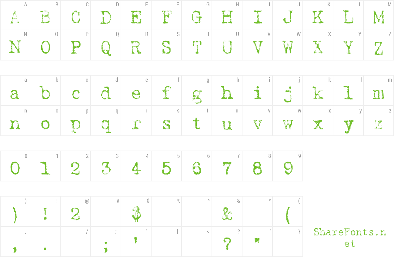 Font Fucked Olympia preview